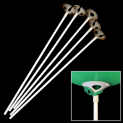 LA-120 paper balloon sticks and compostable cups