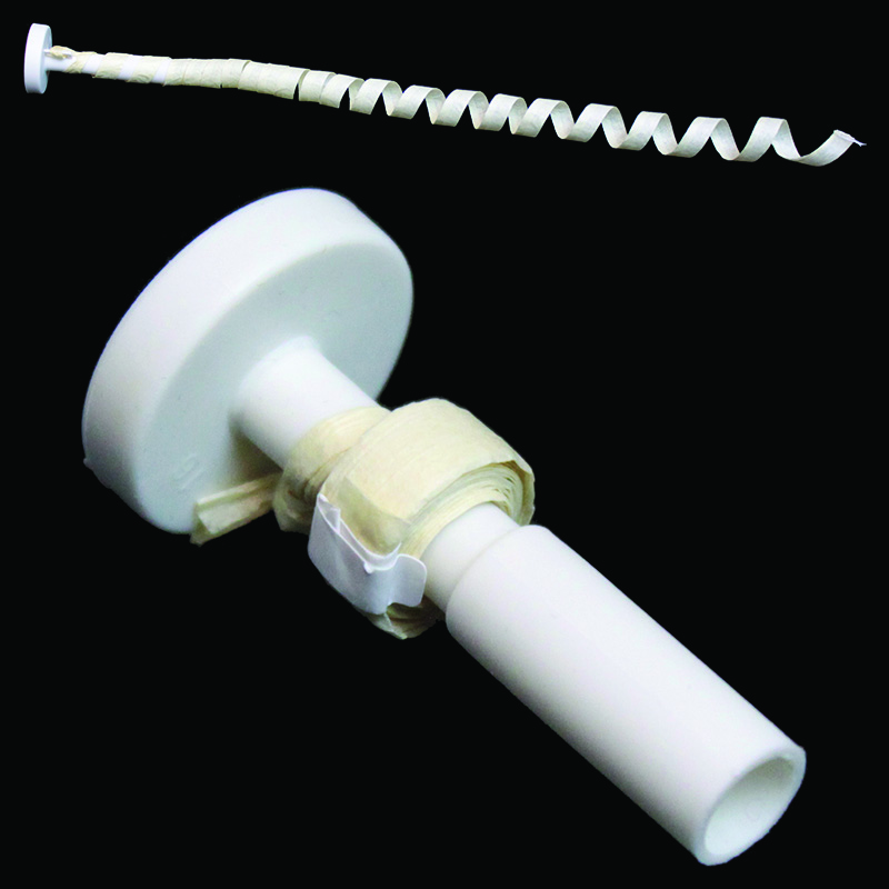 LA-25 Biodegradable valve and ribbon
