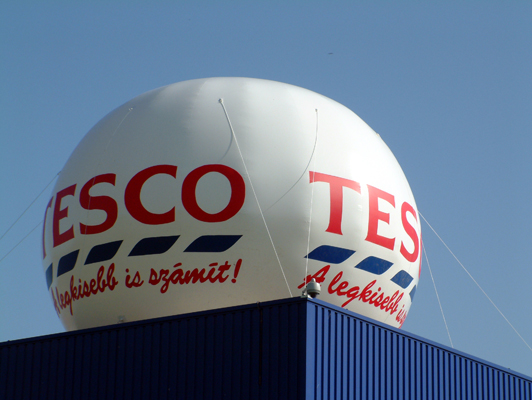 Tesco giant sphere