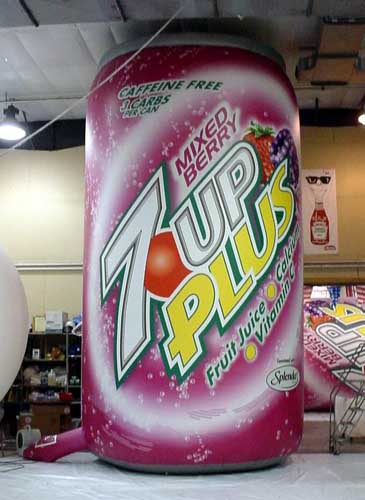 7UP bottle inflatable