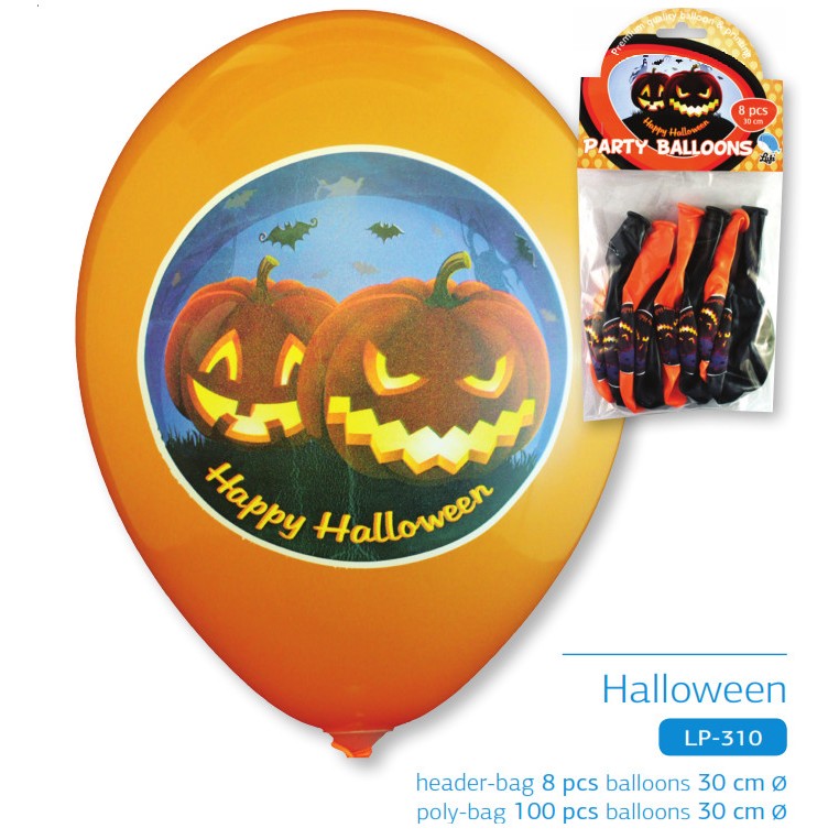 Halloween party balloon design