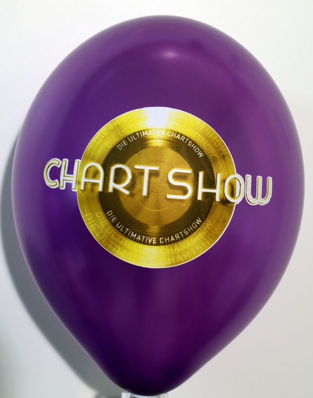 CMYK print on a balloon: Chart Show