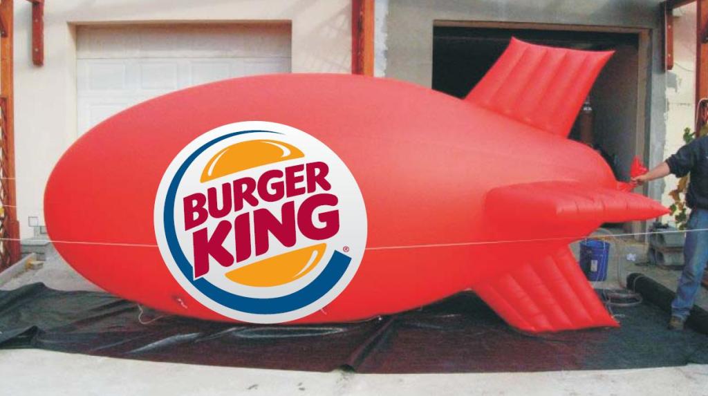 Burger King zeppelin